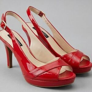 Alex-marie Women's Red Patent Leather Heels Size 8
